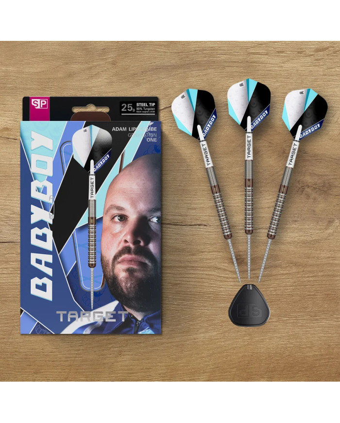 Target Adam Lipscombe G1 Swiss Point 90% Tungsten 25g Steel Tip Darts