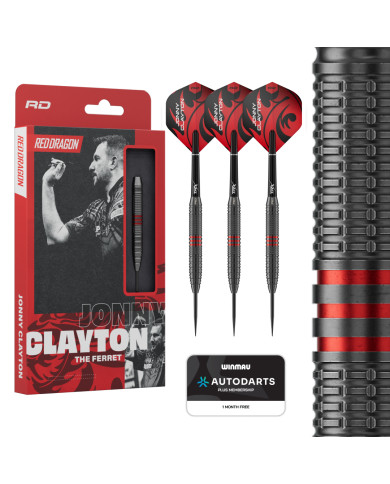 Red Dragon Jonny Clayton Core 21g Brass Darts