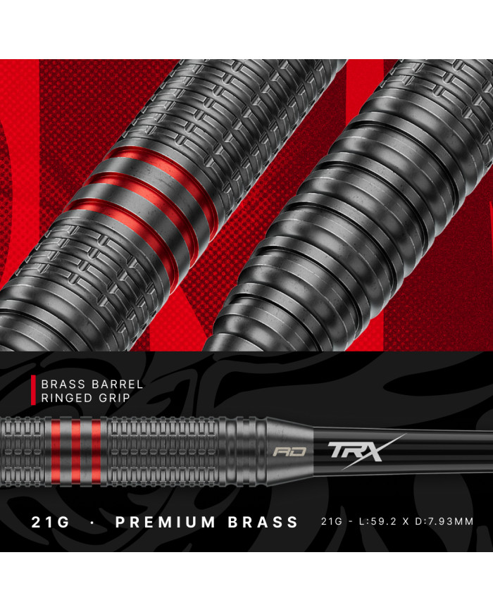 Red Dragon Jonny Clayton Core 21g Brass Darts