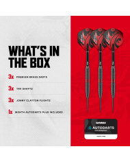 Red Dragon Jonny Clayton Core 21g Brass Darts