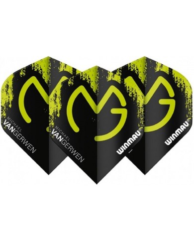 Winmau Mega Standard MvG Green & Black