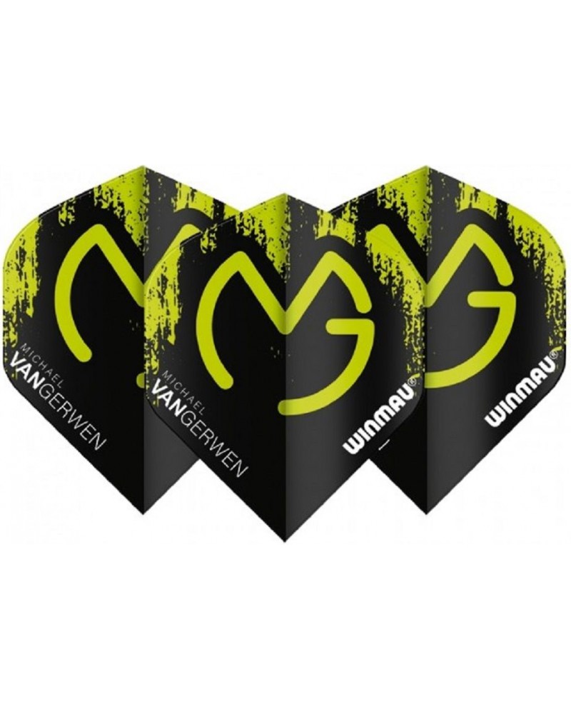 Winmau Mega Standard MvG Green & Black