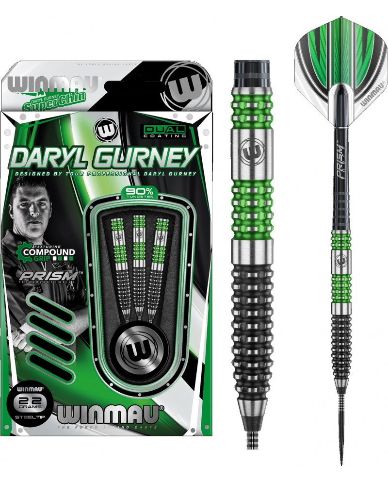 Winmau Daryl Gurney - Superchin - Compound Grip - Special Edition - New for 2019