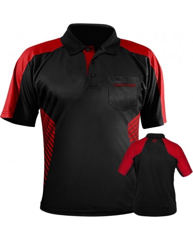 Harrows Vivid Shirt - Fire Red & Black