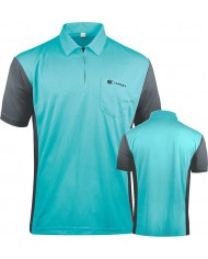 Target Cool Play Hybrid 3 Dart Shirt - Sky Blue / Grey