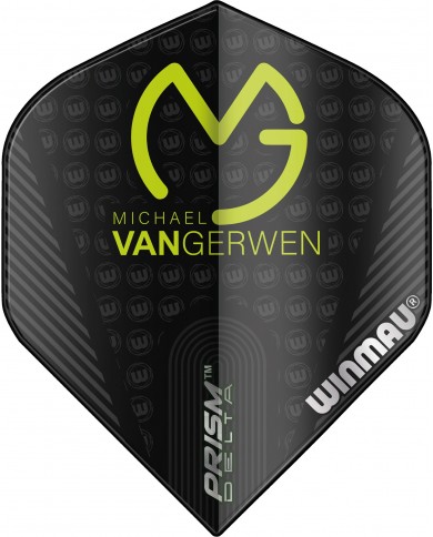 Winmau Prism Delta MvG Flights - Black