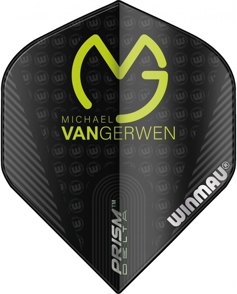 Winmau Prism Delta MvG Flights - Black