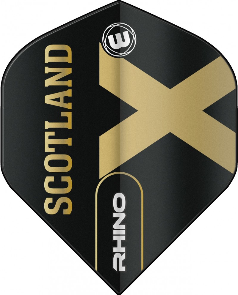 Winmau Rhino Black & Gold Country Flights - Scotland