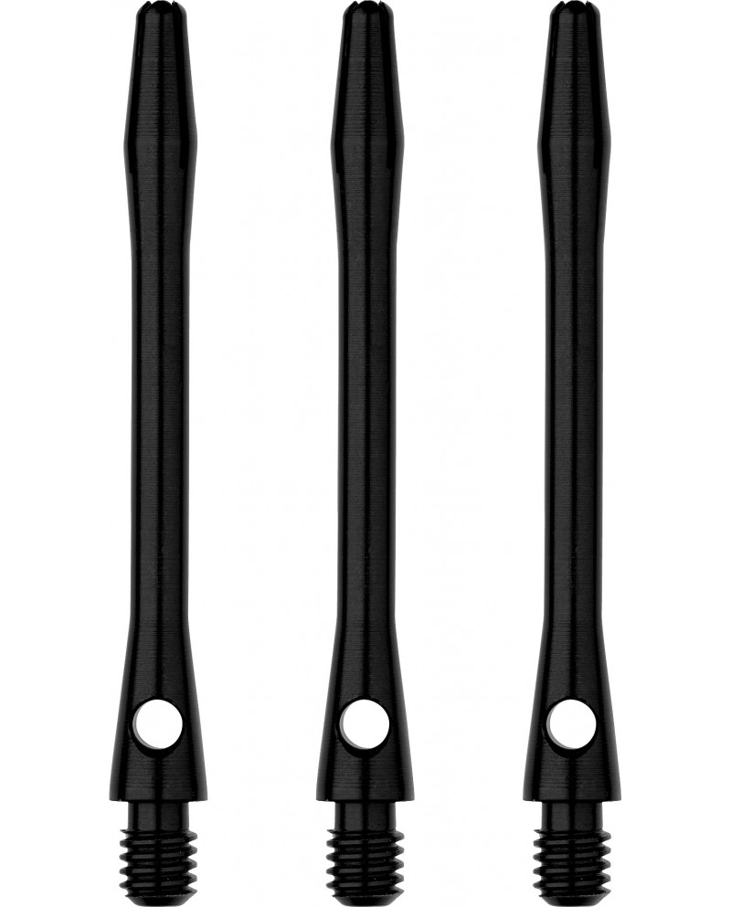 Winmau Anodised Aluminium Shafts - Black