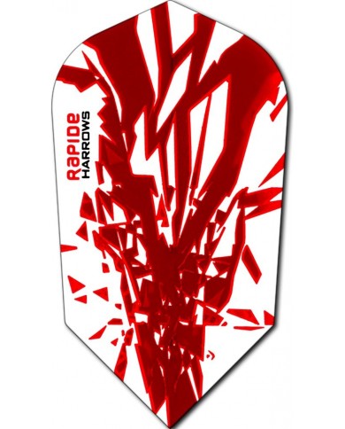 Harrows Rapide Slim Flights Red