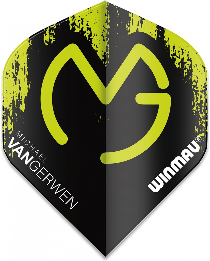 Winmau Mega Standard MvG Green & Black