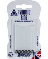 Harrows Pyramid Rings Black
