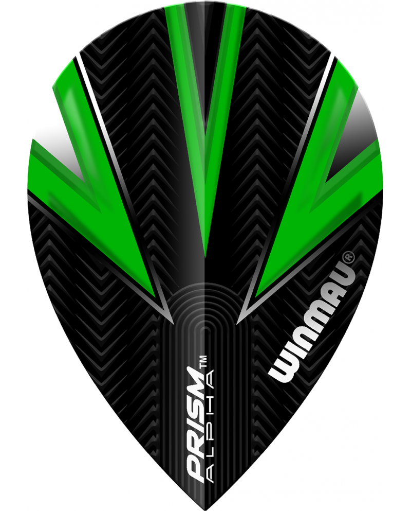 Winmau Prism Alpha Flights Pear - Green