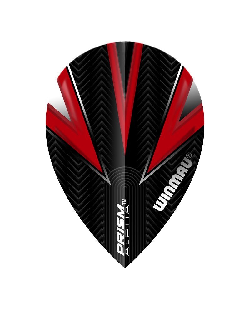 Winmau Prism Alpha Flights Pear - Red
