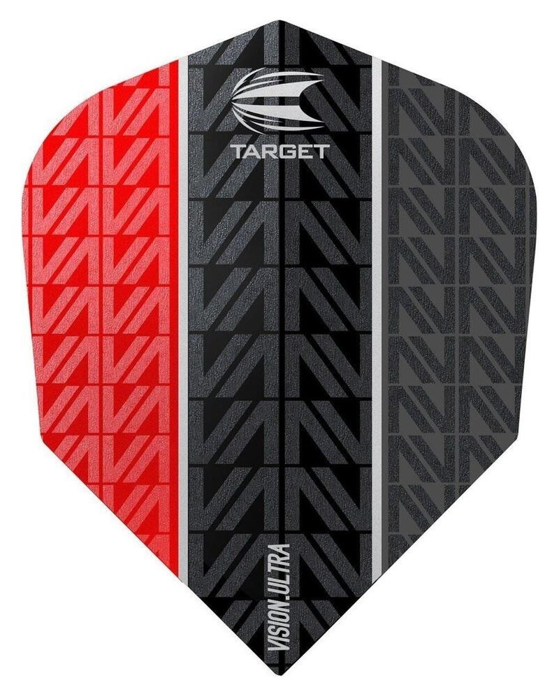 Target Vision Vapor 8 Flights - No6 - Black/Red