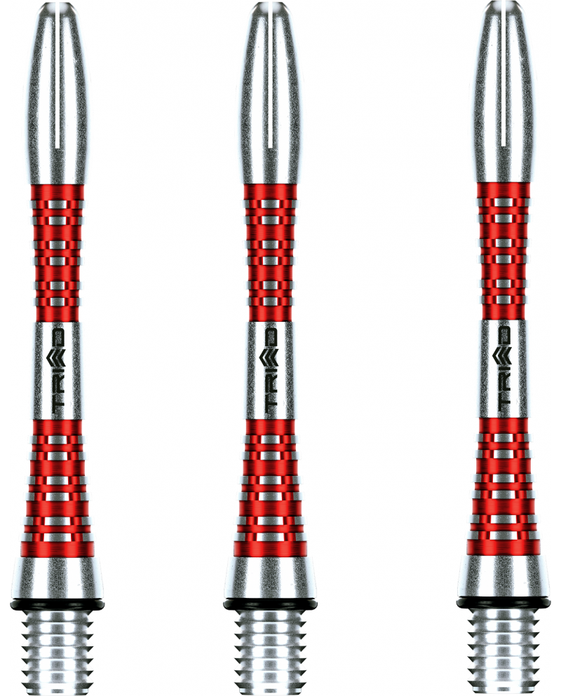 Winmau Triad Aluminium Stems Red