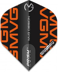 Winmau Prism Delta MVG Design Flights - Black/Orange
