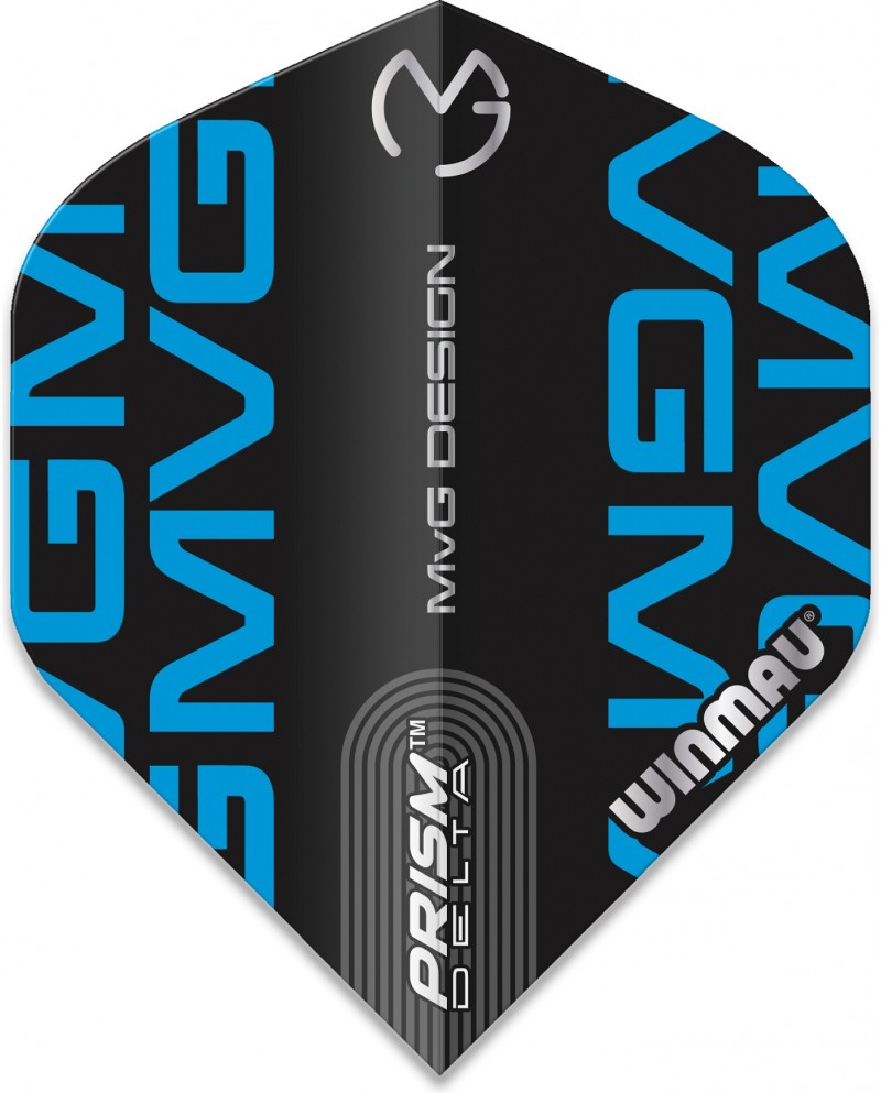 Winmau Prism Delta MVG Design Flights - Black/Blue