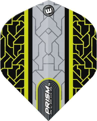 Winmau Prism Alpha Flights - Grey/Green