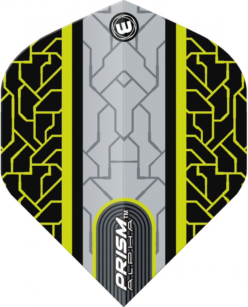 Winmau Prism Alpha Flights - Grey/Green