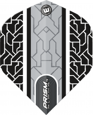 Winmau Prism Alpha Flights - Grey/White