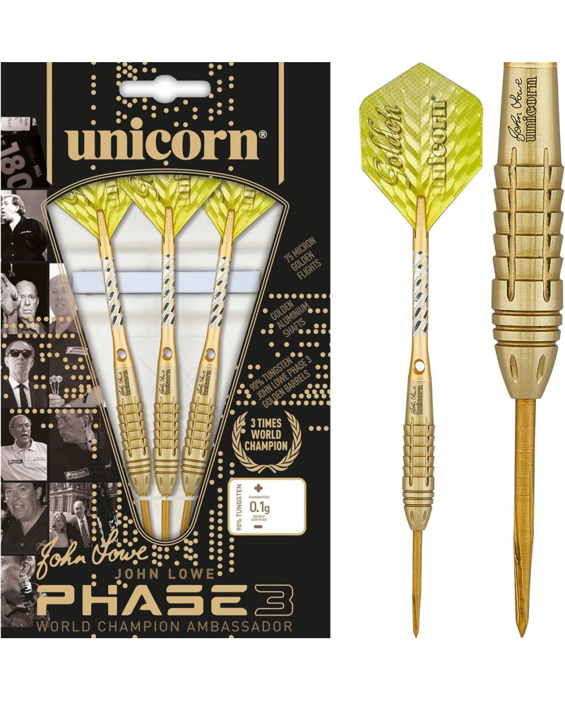 Unicorn World Champion John Lowe Phase 3 Darts