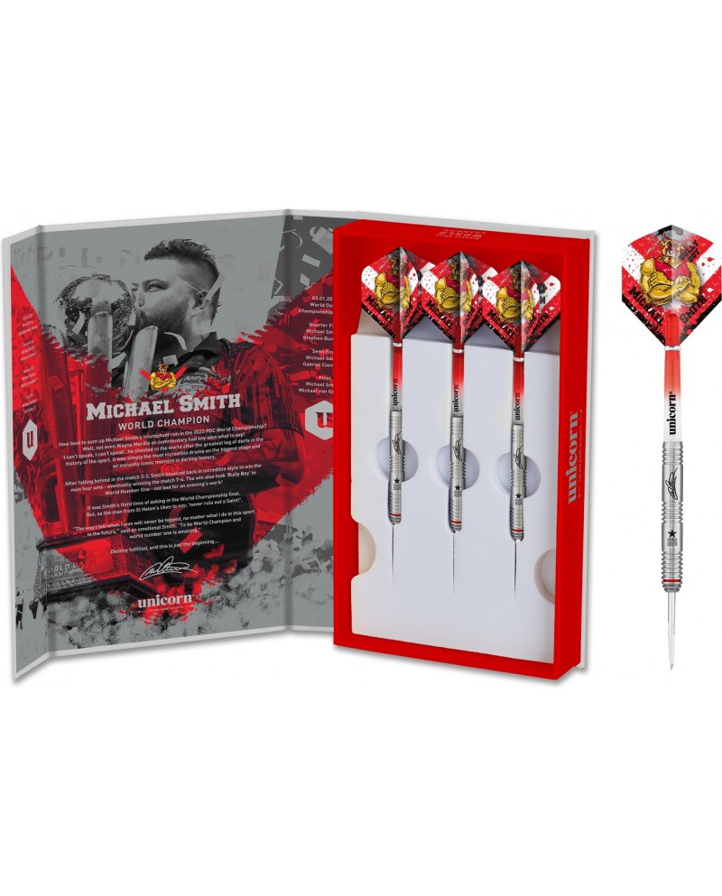 unicorn NOIR MICHAEL SMITH STEEL ユニコーン Unicorn Darts Michael Smith - Noir 90 Percent Tungsten Steel