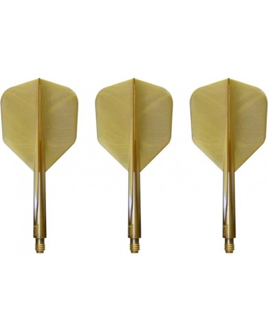 Condor AXE Metallic Dart Flights Small Gold