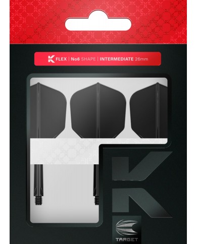 Target K-Flex Dart Flight System No6 - Black