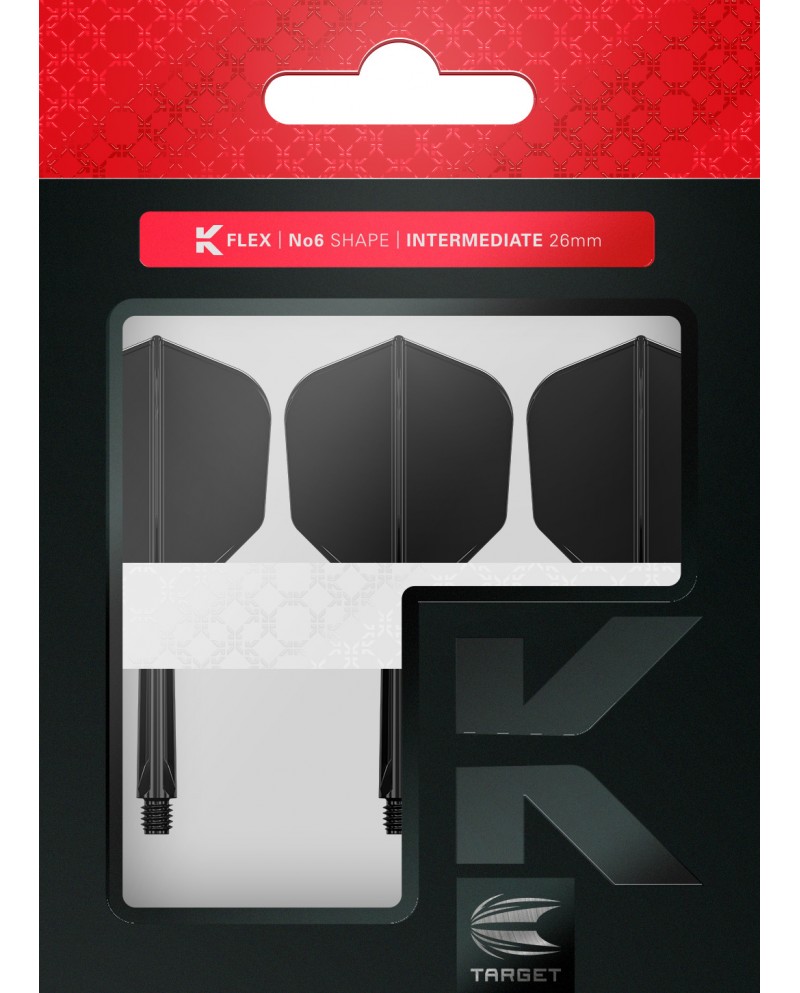 Target K-Flex Dart Flight System No6 - Black