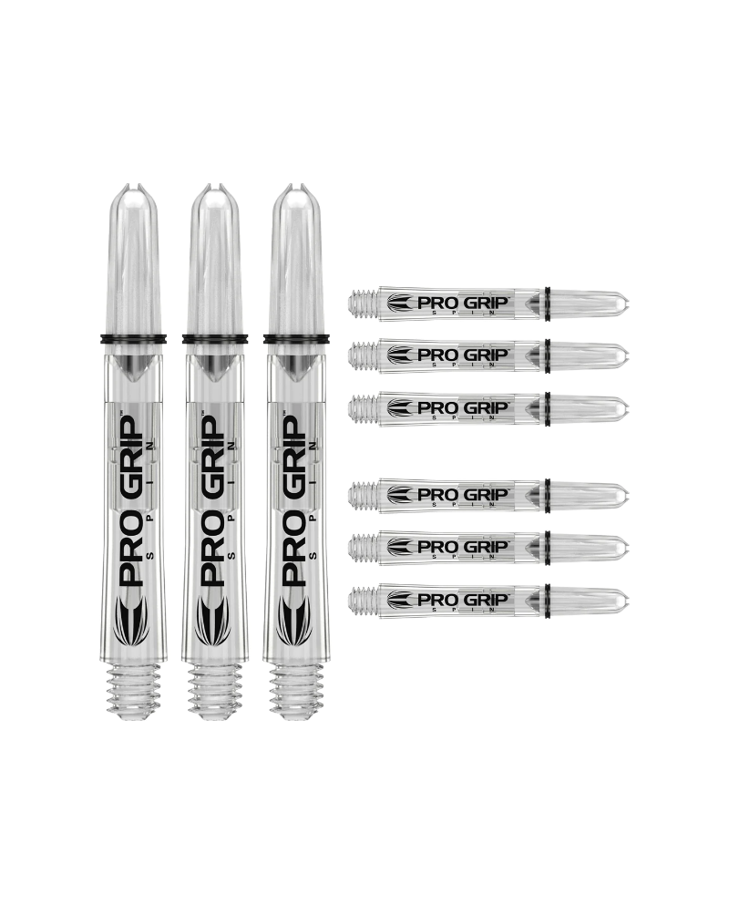 Target Pro Grip Spin Shafts Clear