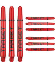 Target Pro Grip Tag Shafts Red - 3 Sets