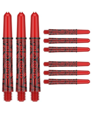 Target Pro Grip Ink Shafts Red - 3 Sets