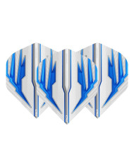 Red Dragon Hardcore Radical Standard Flights White/Blue