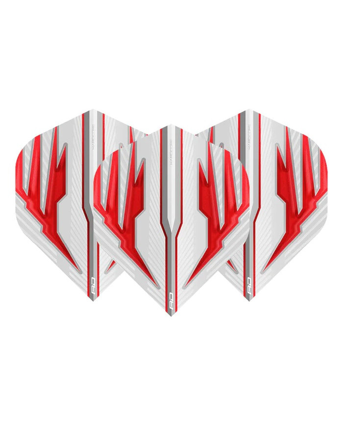 Red Dragon Hardcore Radical Standard Flights White/Red