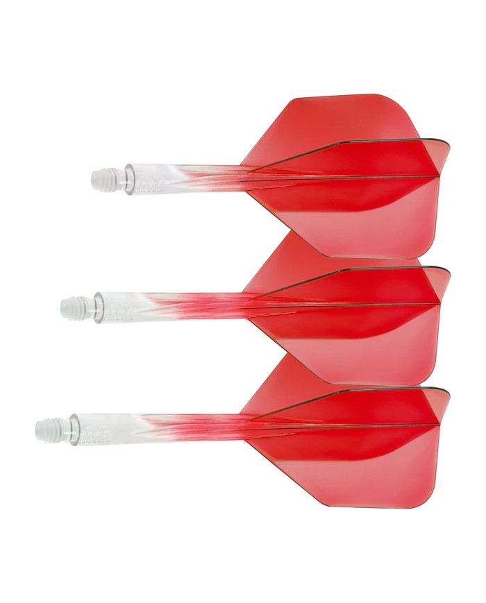 Condor AXE Gradient Dart Flights - Small Red