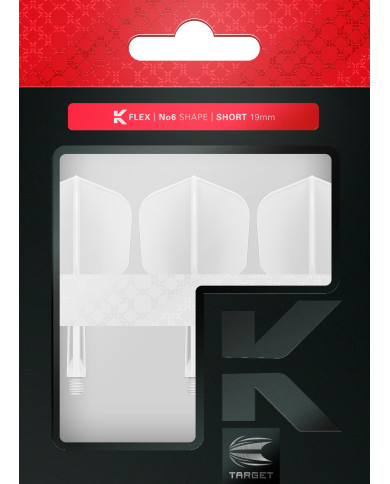 Target K-Flex Dart Flight System No6 - White