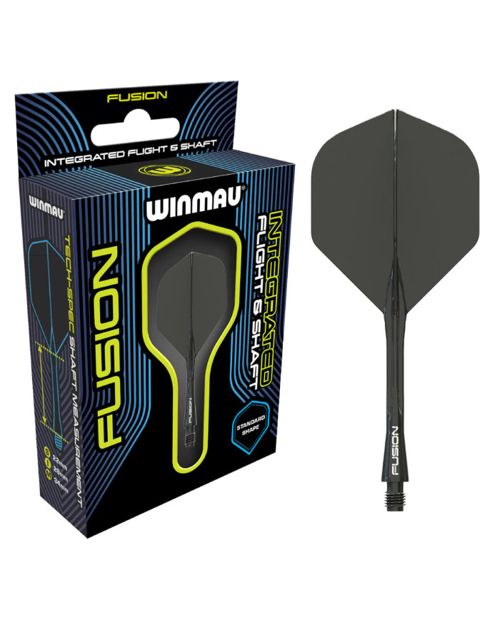 Winmau Fusion Integrated Flight System Black