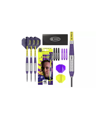 Target Luke Littler 22 Piece Brass Dart Set 22g
