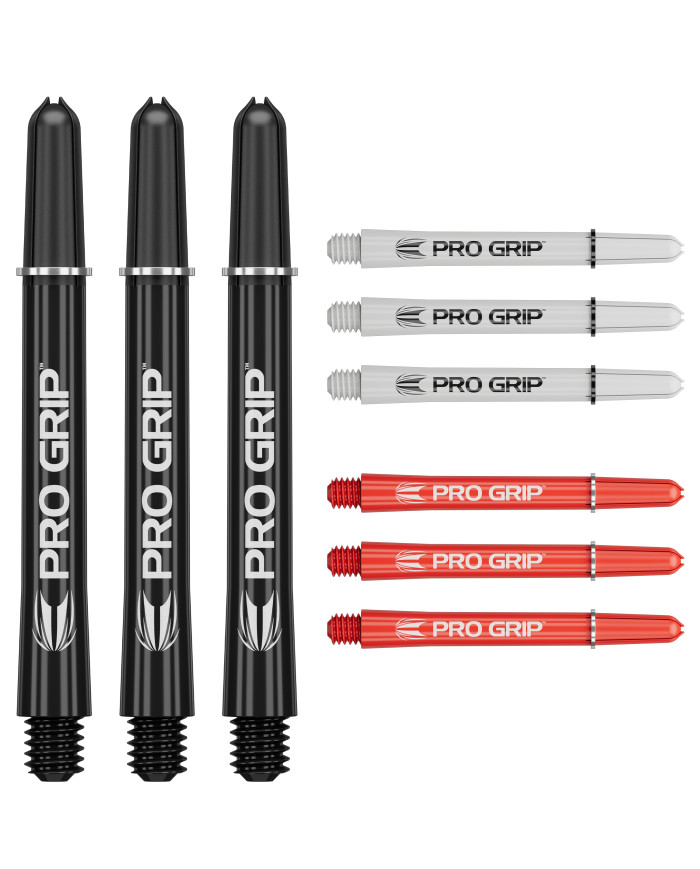 Target Red Set Target 3x Sets Pro Grip Shafts - Black/White/Red