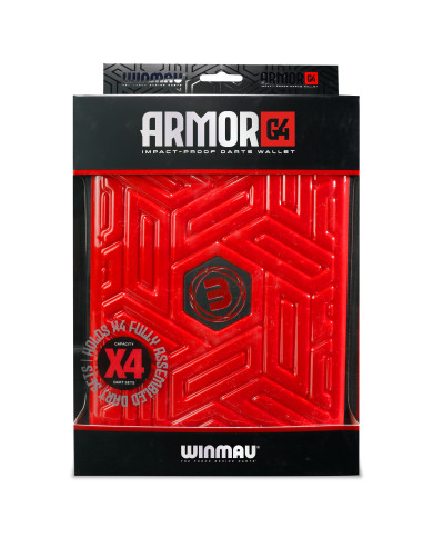 Winmau G4 Armor Wallet Red