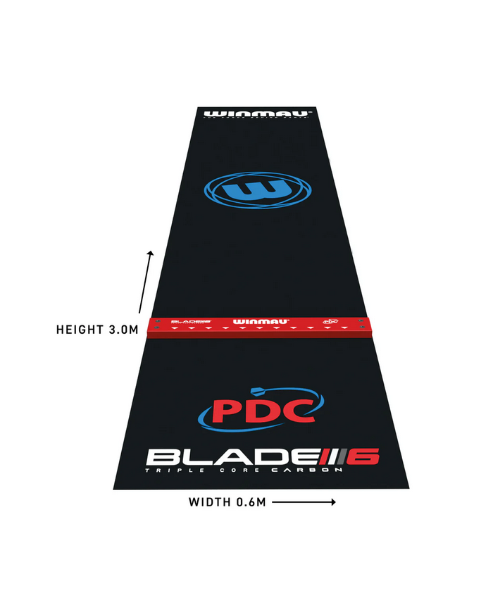 Winmau Pro-Zone Precision PVC Dart Mat with Oche