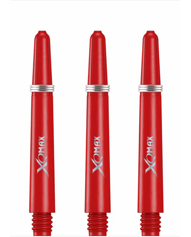 XQMax Polycarbonate Dart Shafts - Red