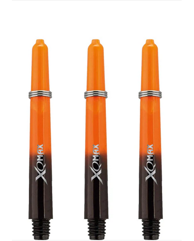 XQMax Gradient Polycarbonate Dart Shafts - Orange/Black