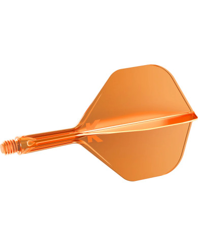 Target K-Flex Dart Flight System No.2 - Neon Orange