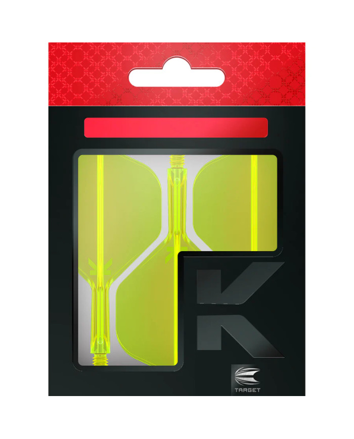 Target K-Flex Dart Flight System No.6 - Neon Yellow