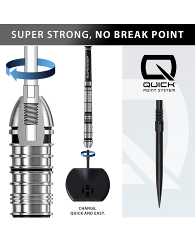 Harrows Supergrip QP Tapered 90% Darts