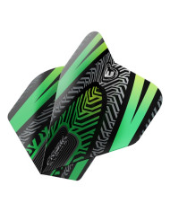 Winmau Prism Alpha Black & Green Flights