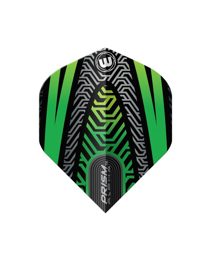 Winmau Prism Alpha Black & Green Flights