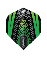 Winmau Prism Alpha Black & Green Flights